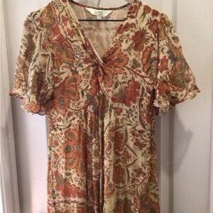 Ritu Kumar Multicolor Paisley Blouse